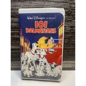 101 Dalmatians 1992 VHS Clamshell Edition Walt Disney Black‎ Diamond Classic